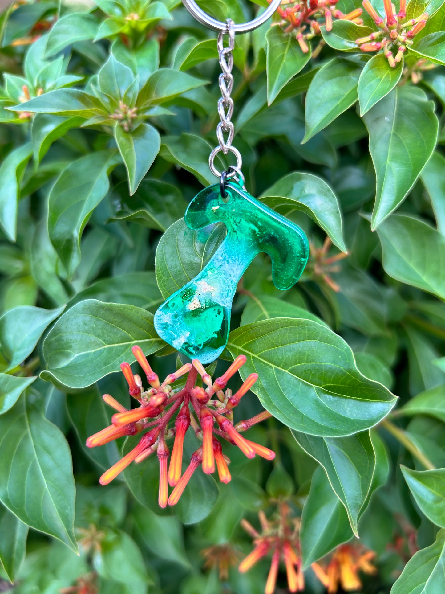 Emerald Keychain