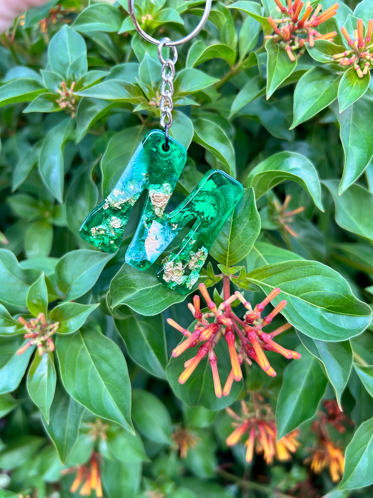 Emerald Keychain