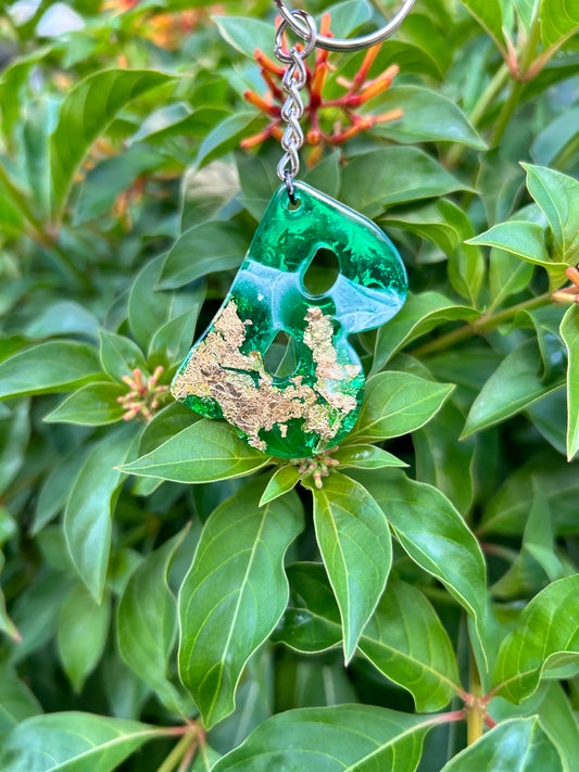 Emerald Keychain